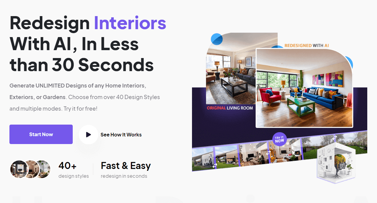HomeDesigns AI | Interior & Exterior design with AI