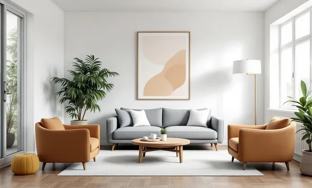 AI detecting furniture in a living room