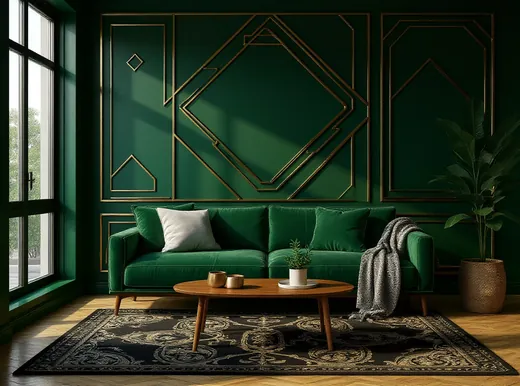 Art Deco living room redesign