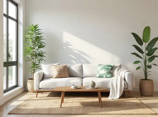 Tropical living room redesign