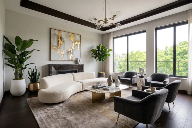 Room redesigned with HomeDesignsAI
