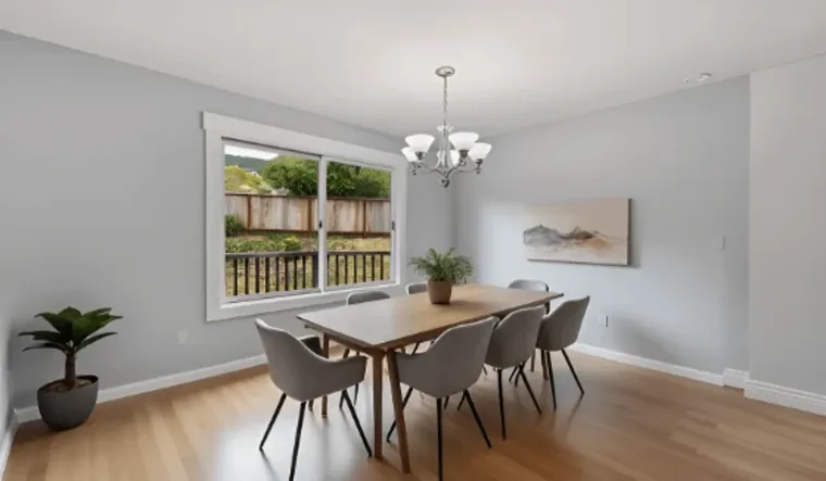 Room redesigned with HomeDesignsAI