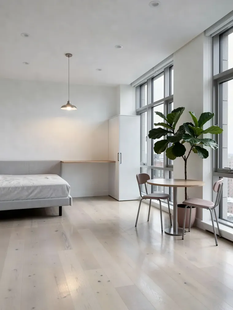 Room redesigned with HomeDesignsAI